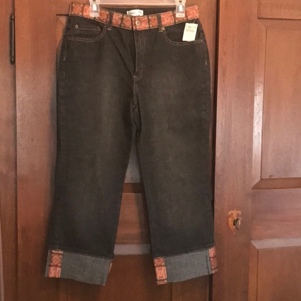 Coldwater Creek Crop Capri Jean